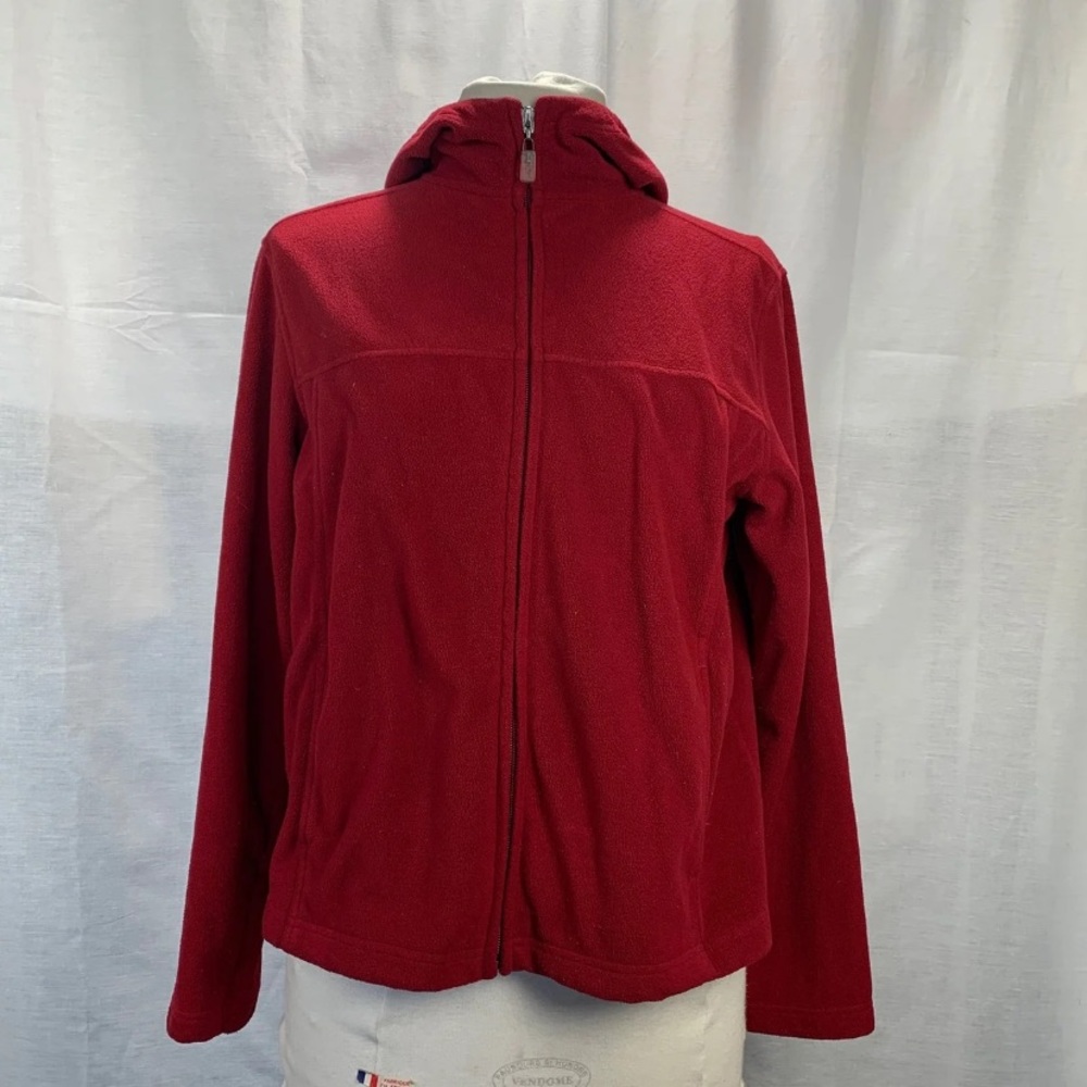 Royal robbins red fleece hoodie Jacket